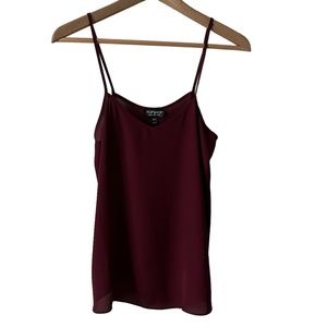 Topshop Womens Burgundy Camisole Top 4